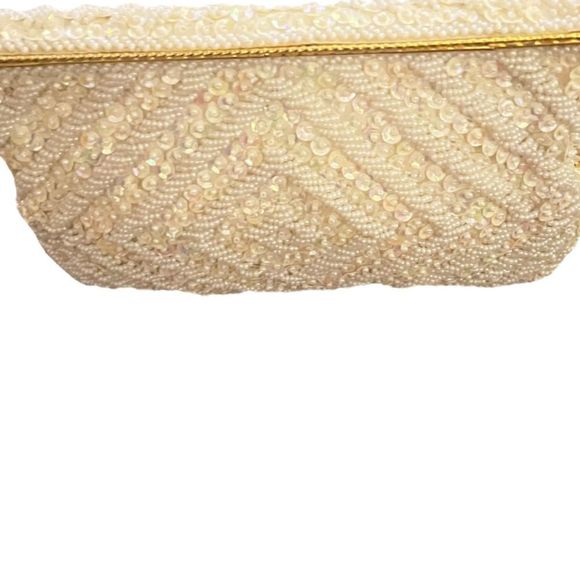 Vintage 1950s/60s Ganson of California “Made in Hong Kong” Beaded Clutch - Picture 3 of 6